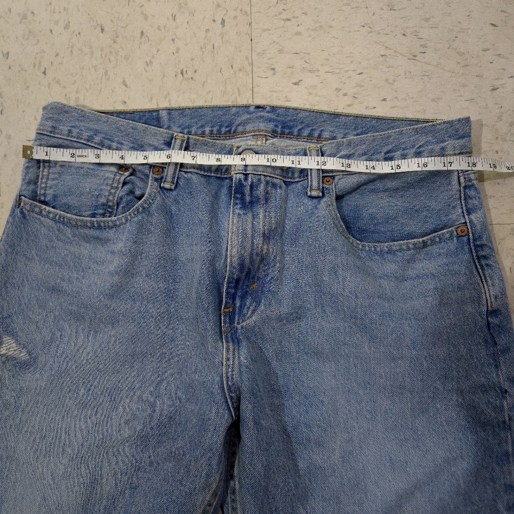 Levis | 512 Men's Light Blue Distressed Jeans - Picture 8 of 10